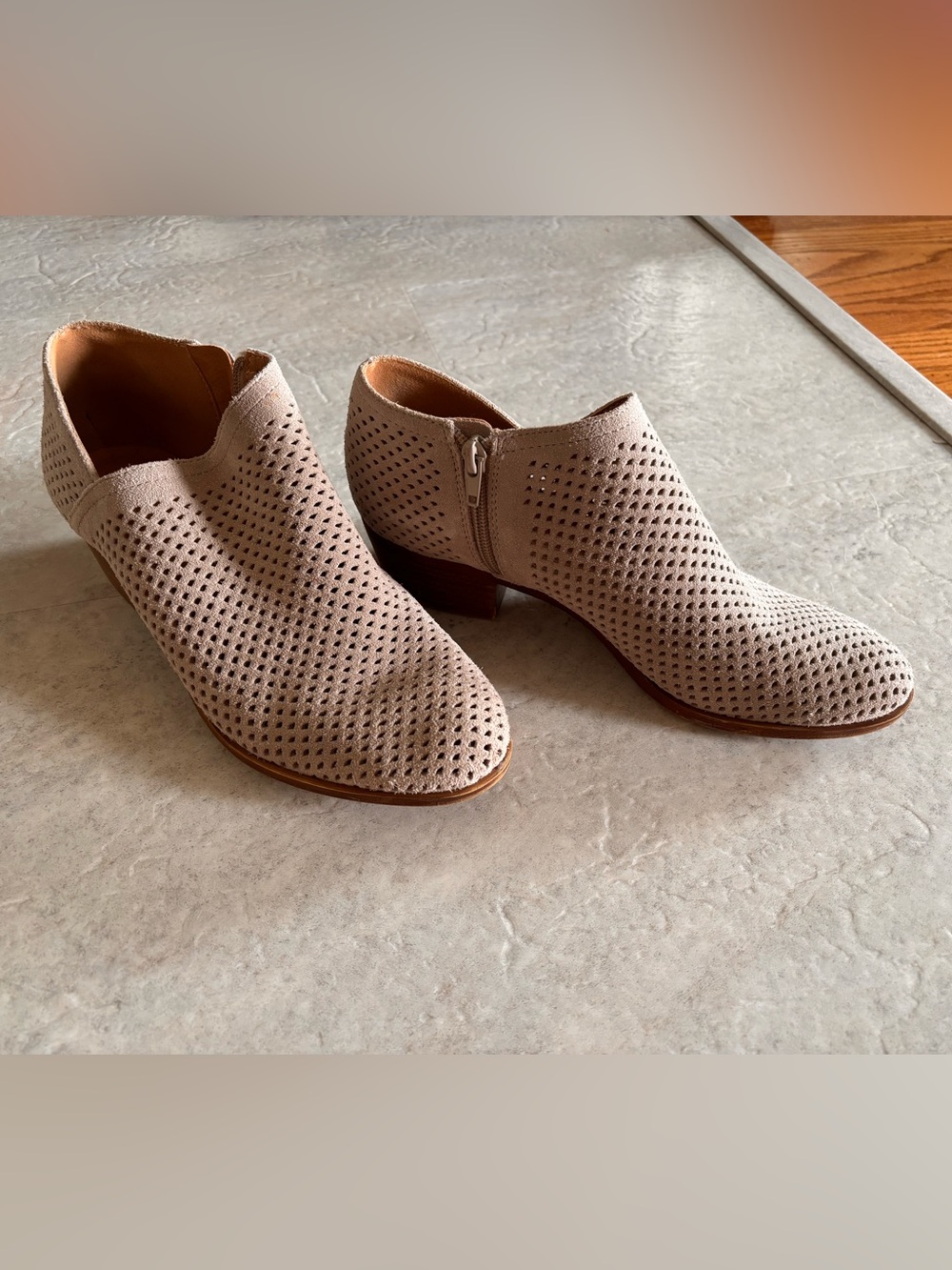Lucky Brand suede booties